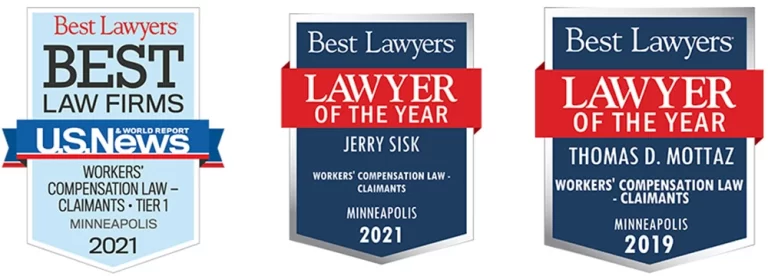 Jerry Sisk Rated as Workers' Compensation Lawyer of The Year in Minneapolis